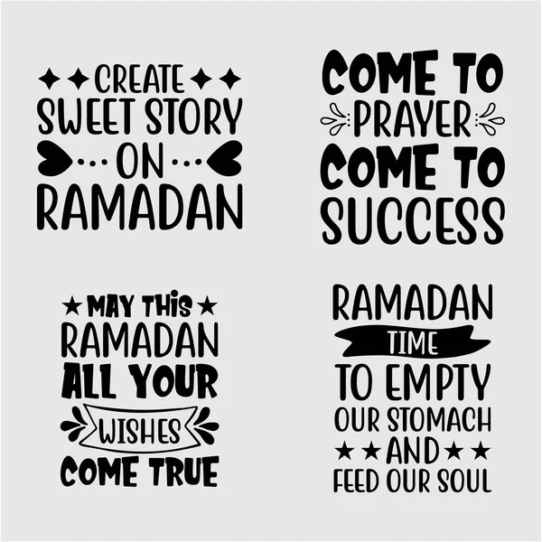 Ramadan Cite Svg Design Set — Image vectorielle
