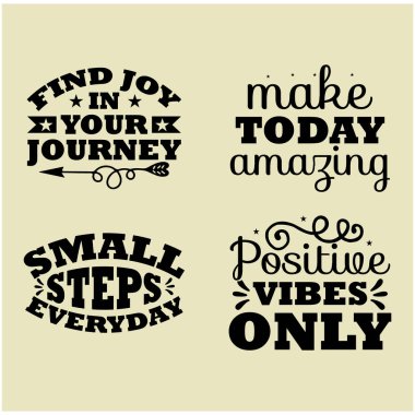 Pozitif alıntılar svg set, Retro svg set, Retro svg design, Pozitif alıntılar svg bohça, motivasyonel svg bohça, ilham verici svg bohça