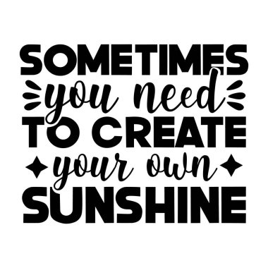 İlham verici svg tişört tasarımı