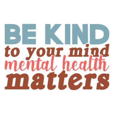 Ruh Sağlığı SVG tişört tasarımı