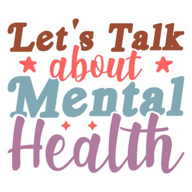 Ruh Sağlığı SVG tişört tasarımı