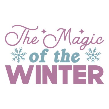 Kış svg tişört tasarımı