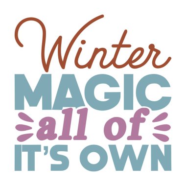 Kış svg tişört tasarımı