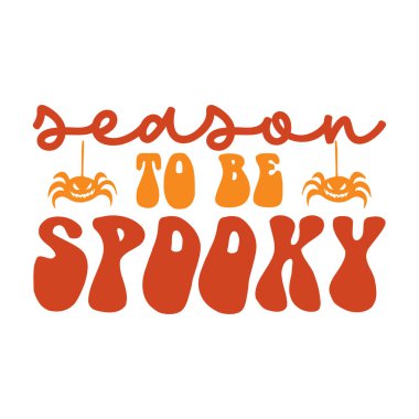 Serbest vektör Mutlu Cadılar Bayramı harfleri