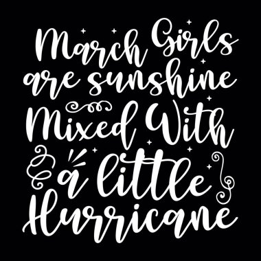 March Birthday SVG tasarımı, March Birthday T-shirt dosyasından alıntılar  