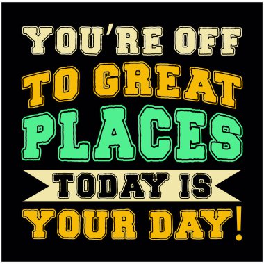 Okul tipografisi t-shirt tasarım vektörü Yazdırma Şablonu 'na dönelim. Okulun Tişörtünü Tasarla Okulun İlk Gününde Okula Dönüş Tişörtümü Tasarla. Yazdırma poster klasörü için hazır