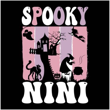 Cadılar Bayramı tişört tasarımı, ürkütücü tişört tasarımı