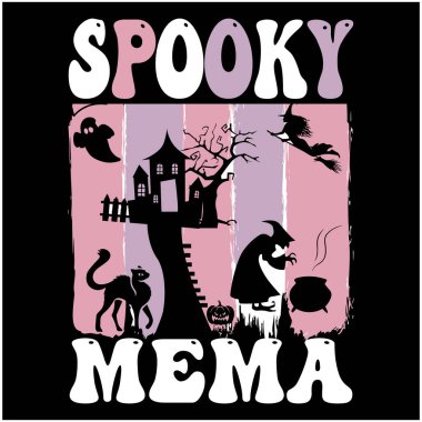 Cadılar Bayramı tişört tasarımı, ürkütücü tişört tasarımı