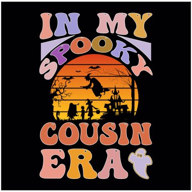 Cadılar Bayramı tişört tasarımı 