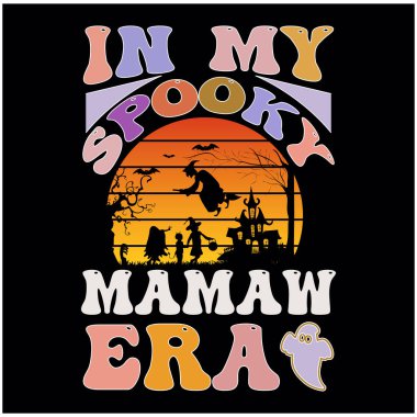 Cadılar Bayramı tişört tasarımı 