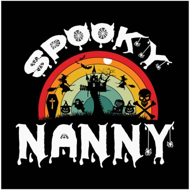 Cadılar Bayramı tişört tasarımı, Cadılar Bayramı harfleri SVG Tasarımı