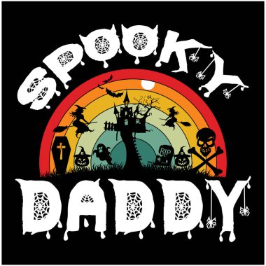 Cadılar Bayramı tişört tasarımı, Cadılar Bayramı harfleri SVG Tasarımı