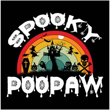 Cadılar Bayramı tişört tasarımı, Cadılar Bayramı harfleri SVG Tasarımı