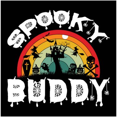 Cadılar Bayramı tişört tasarımı, Cadılar Bayramı harfleri SVG Tasarımı