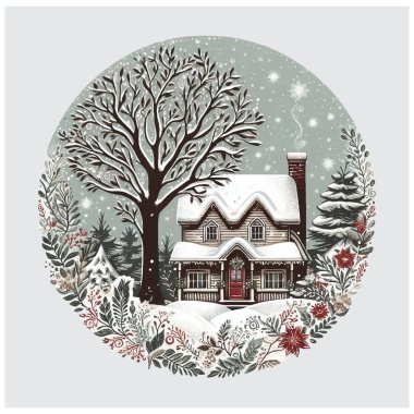 Komik Noel tişört tasarım dosyası