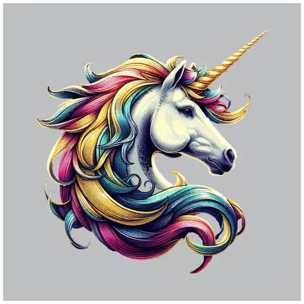 Tek boynuzlu at vektör tasarımı, Tek boynuzlu at vektör dosyası