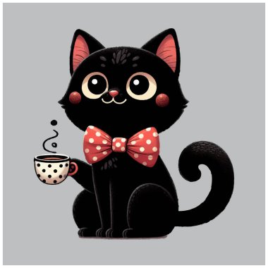 Tuhaf Kara Kedi vektör tasarımı, Tuhaf Kara Kedi vektör dosyası