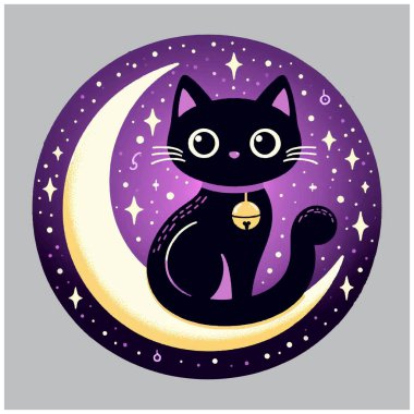 Tuhaf Kara Kedi vektör tasarımı, Tuhaf Kara Kedi vektör dosyası