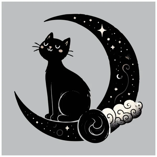 Conception Vectorielle Black Cat Fantaisiste Fichier Vectoriel Black Cat Fantaisiste Graphismes Vectoriels