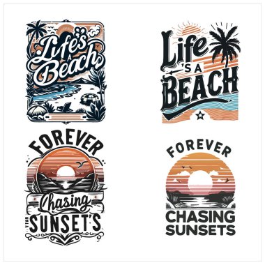 Retro Summer deniz kızı tişörtü tasarımı