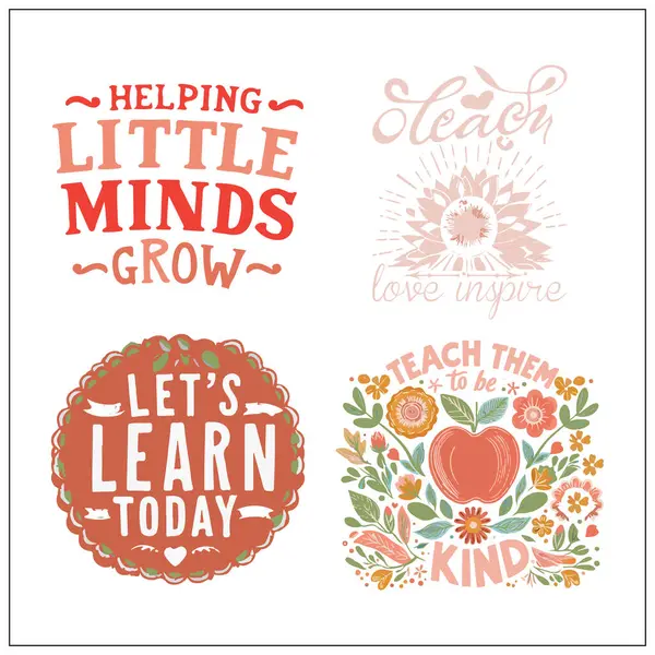 Öğretmen Boho tişört tasarımı