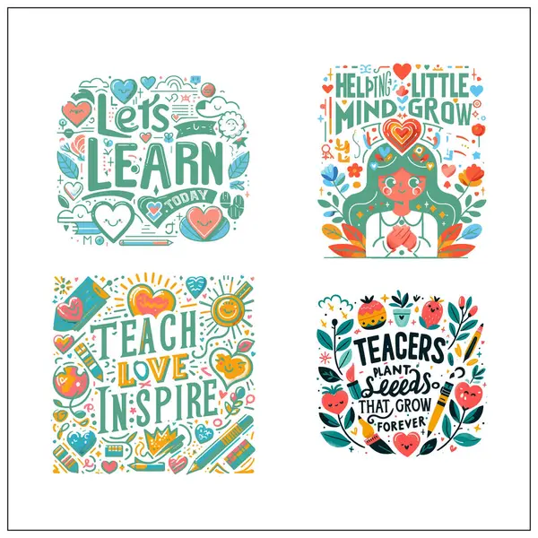 Öğretmen Boho tişört tasarımı