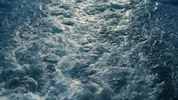 Bådenes Dans Blandt Havets Bølger Bosporus – Stock-video