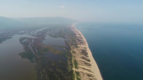 Vista Aérea Karacabey Longoz Florestas Bursa Formados Resultado Transbordamento Rios — Vídeo de Stock