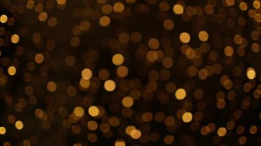 Güzel sıcak Noel ışıkları. Etkili gece aydınlatmaları. Akşam Bokeh Aydınlatmaları.