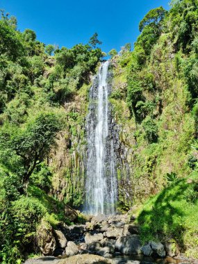 Moshi Materuni Şelaleleri Kilimanjaro Tanzanya Afrika. Yüksek kalite fotoğraf