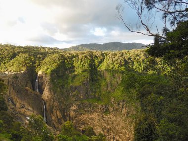 Barron Falls view National Park Skyrail Rainforest Queensland Australia. High quality photo clipart