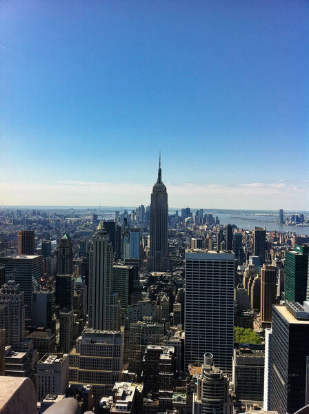 New York City Skyline Empire State Building 2011 Manhattan. High quality photo