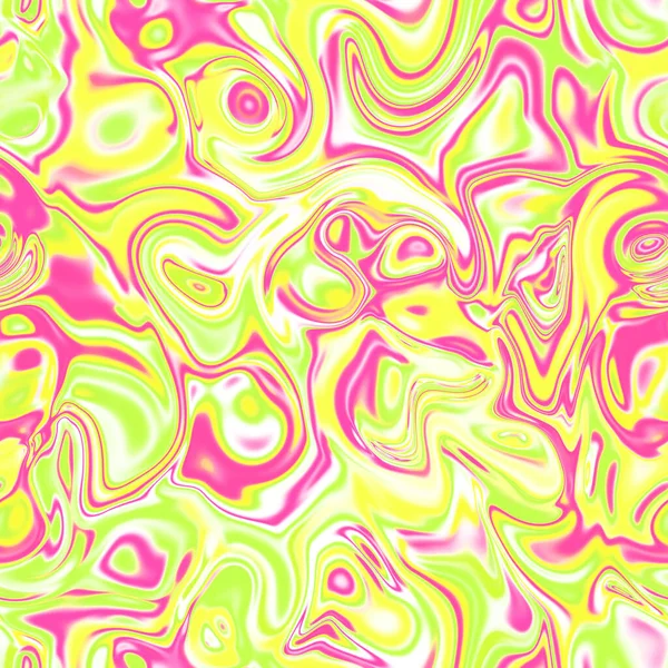 Holographic Seamless Pattern Effect Flowing Iridescent Liquid Psychedelic Effect Fairy — Φωτογραφία Αρχείου