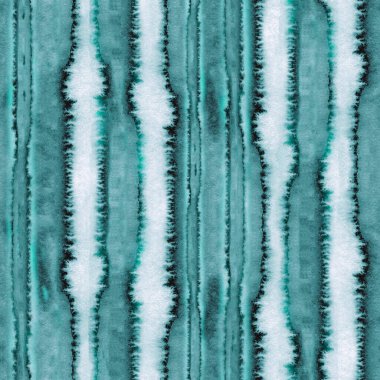 Suluboya kusursuz çizgili desen. Boya lekelerinin Grunge dokusu. Sonsuz kravat boyası arkaplanı yeşil renkte. Lakonik parmak izi..