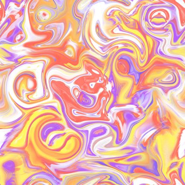 Holographic seamless pattern. The effect of flowing iridescent liquid. Psychedelic effect. Fairy tale unicorn trend background. 90s fashion.	