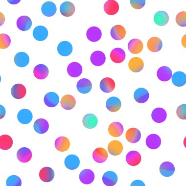 Puantiyeli suluboya desen. İzole edilmiş arka planda el yapımı boya çemberleri. Kumaş ve duvar kağıdı için geleneksel basit baskı.