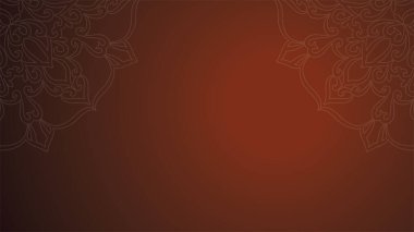 Renkli arka planda yuvarlak mandala. Mandala şeklinde şeffaf ağ deseni. Çiçek desenli mandala. güzel yuvarlak mandala ile gradyan arka plan