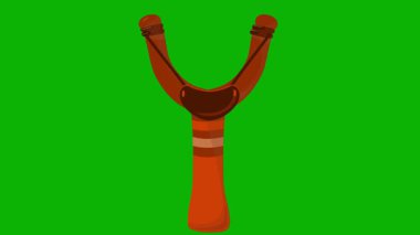 Yeşil Ekran Çekim Taşı Hareketi Üzerine Sapan Animasyonu