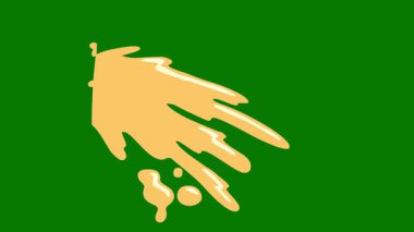 Yeşil ekran üzerindeki su efektleri, su sıçraması, akıntı, girdap, damla, püskürtme, köpük, dökme, sis vs. Krom anahtar 4k. 