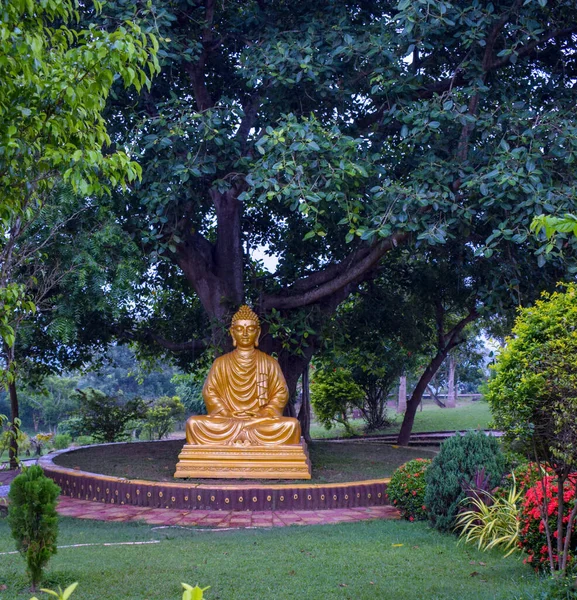 Socha Buddhy Městském Parku — Stock fotografie