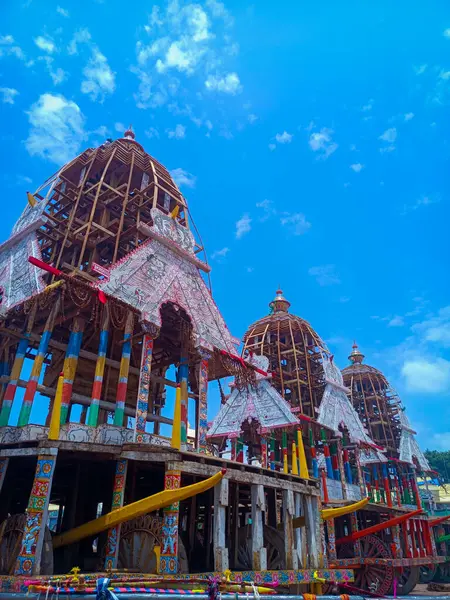 Kutsal Jagganath Tapınağı. Puri, Odisha, Hindistan 'ın en ünlü simgesi.