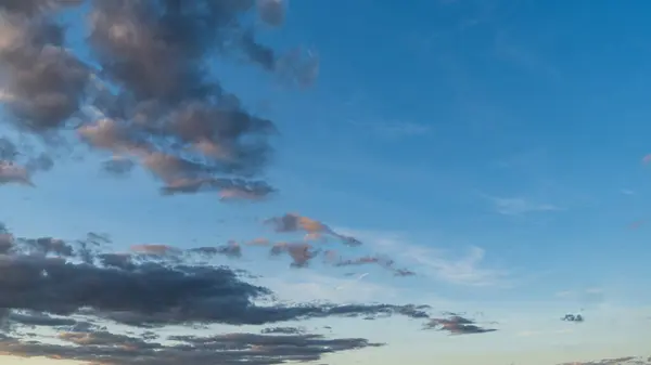 White Blue Sky Sunset — Stock Photo, Image