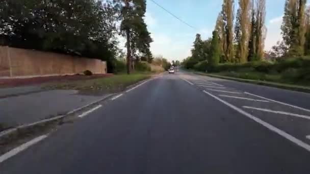 Tranquil 도로를 드라이브 — 비디오