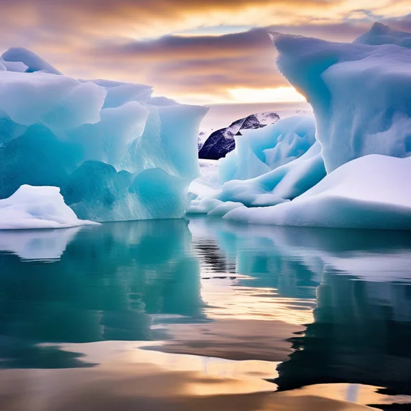 Arktická Elegance Navigující Zamrzlou Říši Royalty Free Stock Fotografie