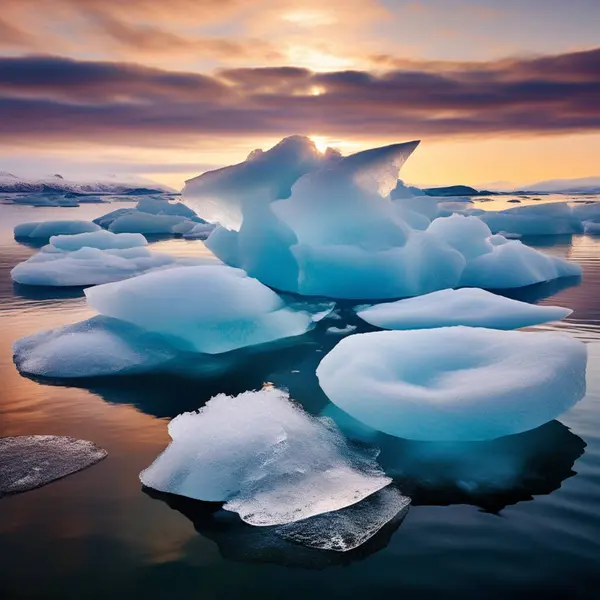 Arctic Elegance Navigating Frozen Realm Royalty Free Stock Photos