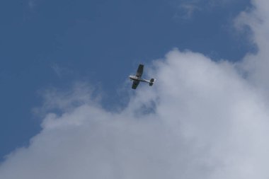 Gökyüzüne Yolculuk: Kara Leylek Güneş Bulutları Arasında Yükseliyor