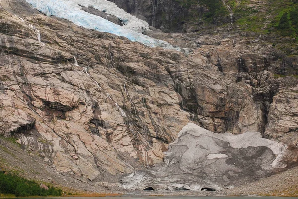 Boyabreen Glacier Fjrland One Branches Jostedalsbreen Glacier Jostedalsbreen National Park — Stock Photo, Image