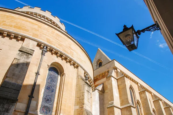 stock image Temple Church in the City of London. It is a circular church built by the Knights Templar, UK.