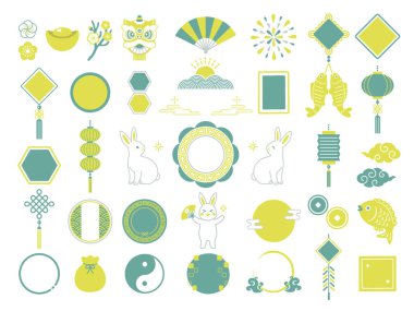 2023 tavşan ve Çin Yeni Yıl aralığı.