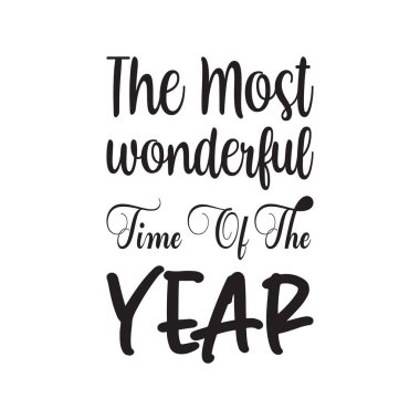 Yılın en harika zamanı siyah harf alıntısı